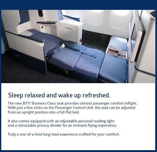 Philippine Airlines business-class
